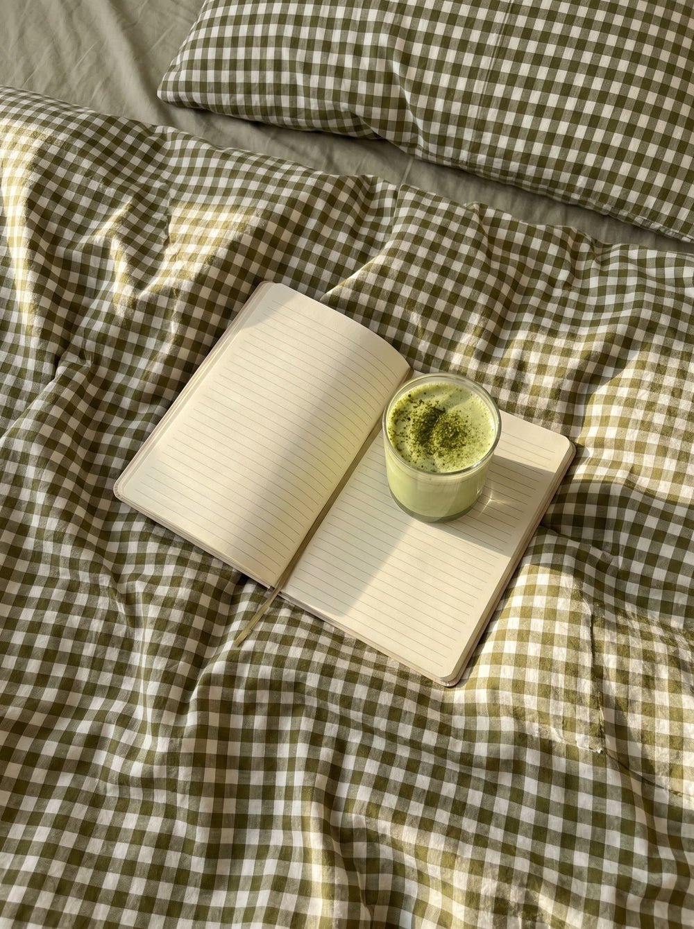 Gingham Matcha Latte Collection