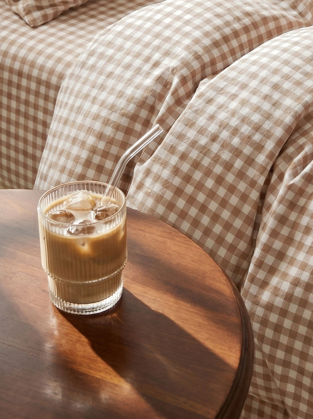 Gingham Iced Coffee Collection