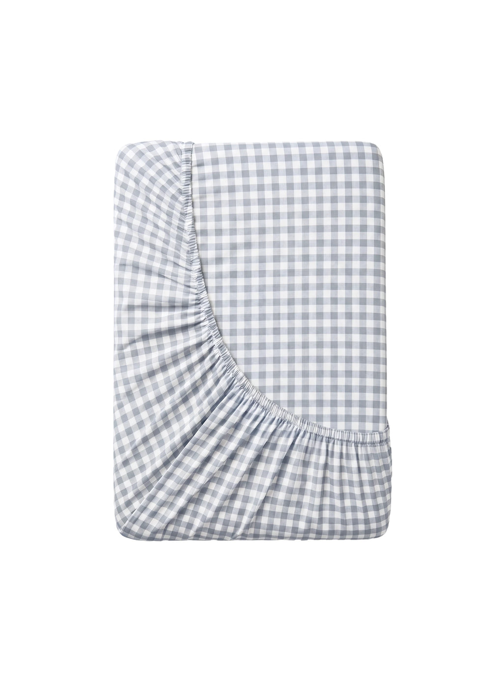 GINGHAM FITTED SHEET - VANILLA BERRY
