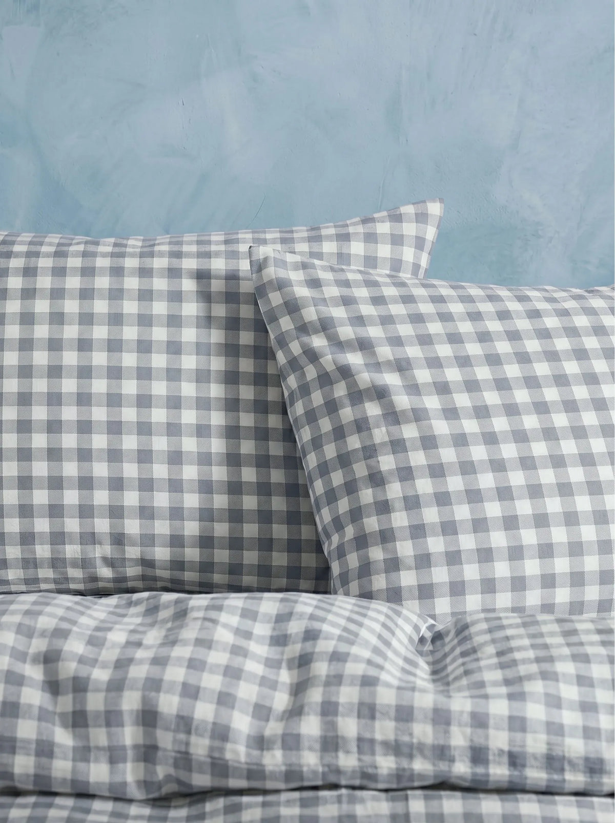 GINGHAM PILLOWCASE SET - VANILLA BERRY