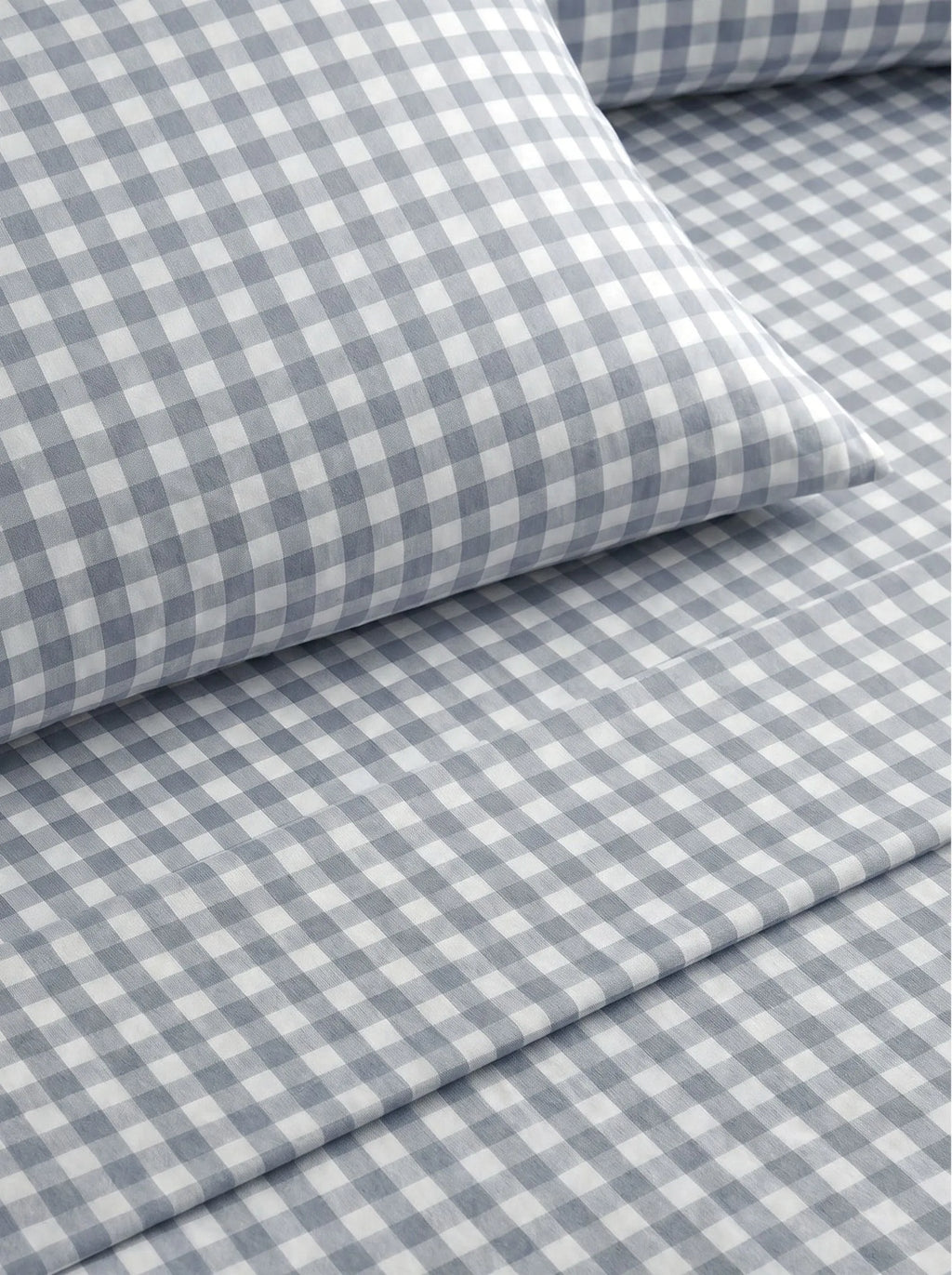 GINGHAM PILLOWCASE SET - VANILLA BERRY