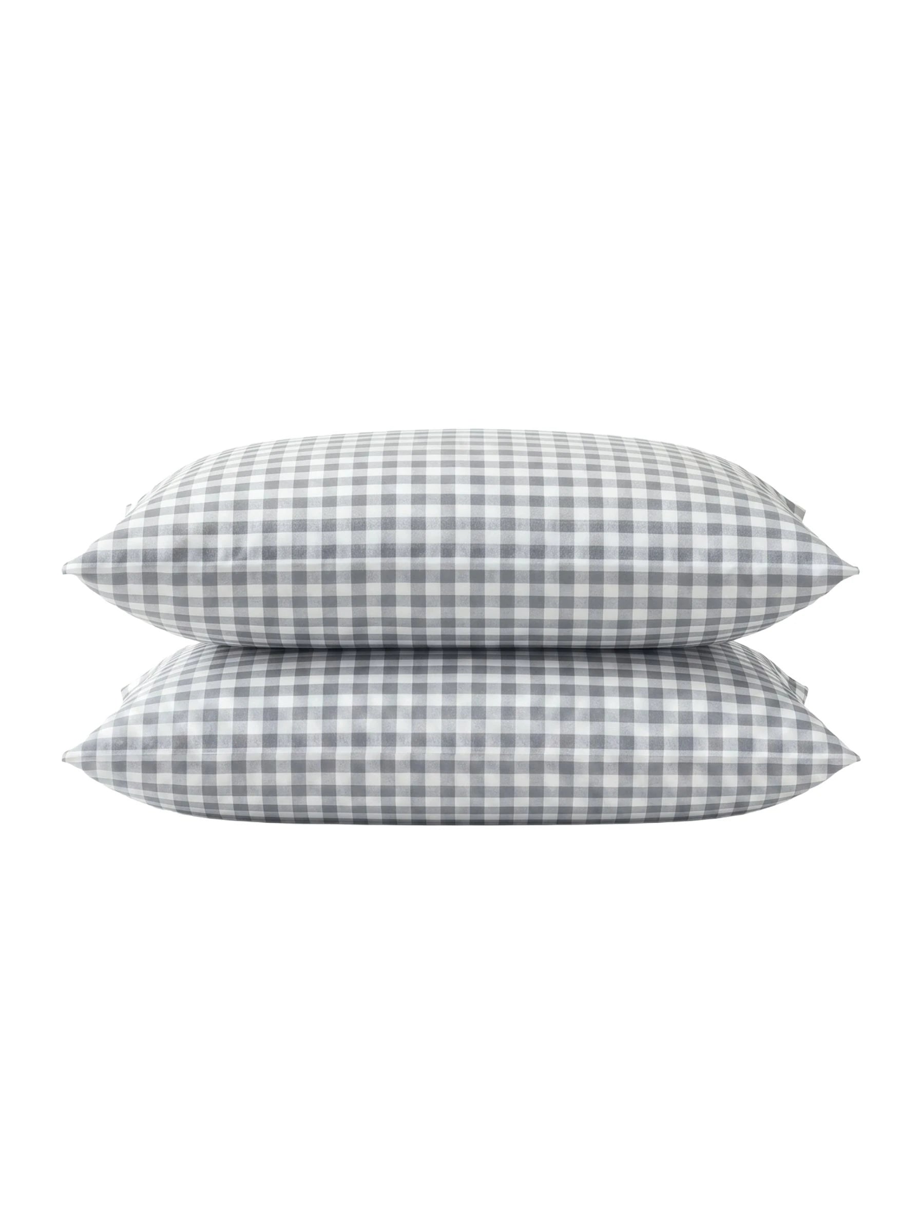 GINGHAM PILLOWCASE SET - VANILLA BERRY