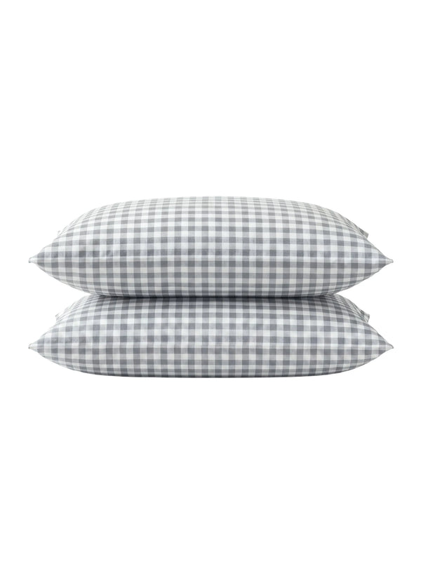 GINGHAM PILLOWCASE SET - VANILLA BERRY