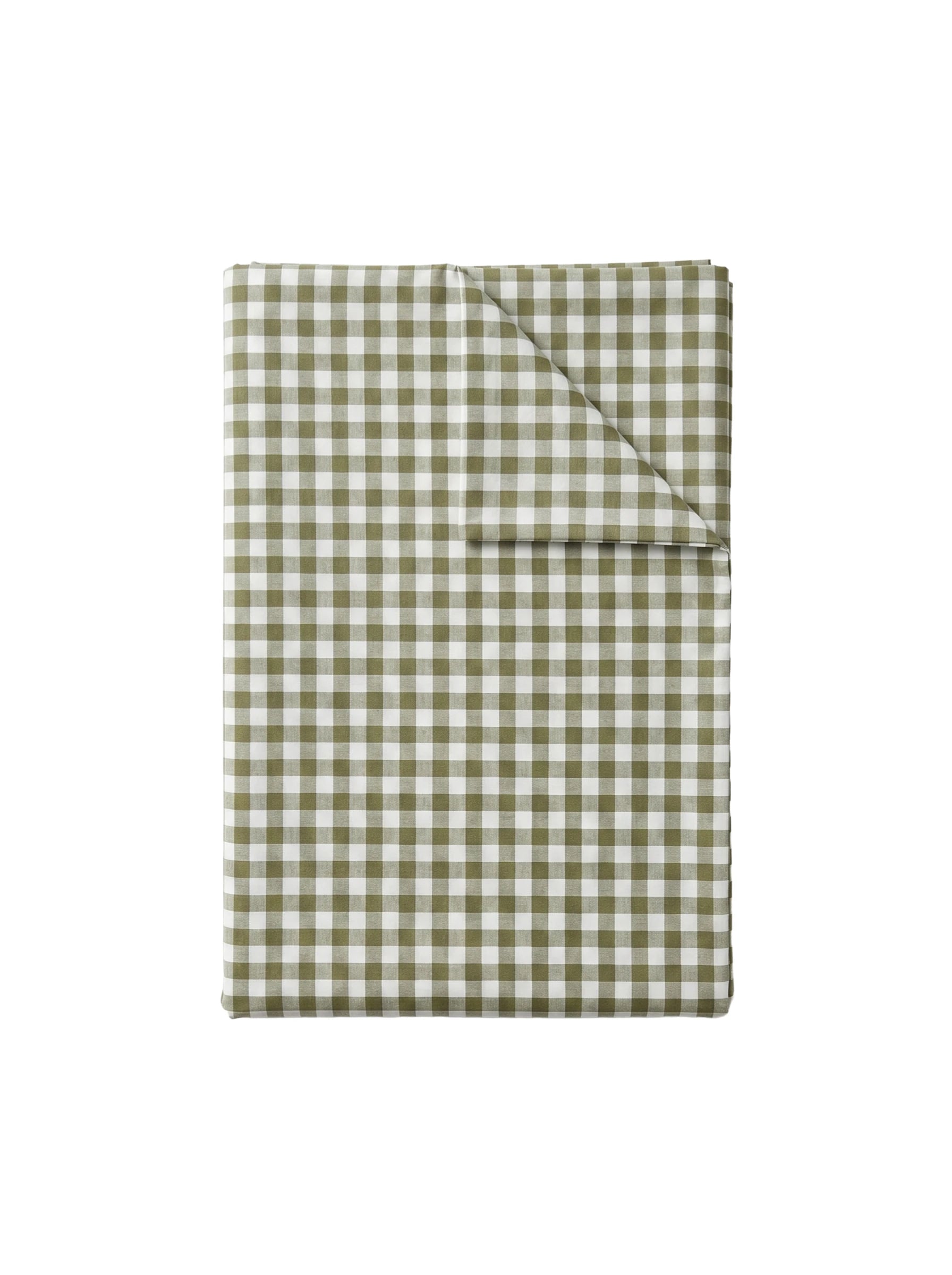 GINGHAM FLAT SHEET - MATCHA LATTE