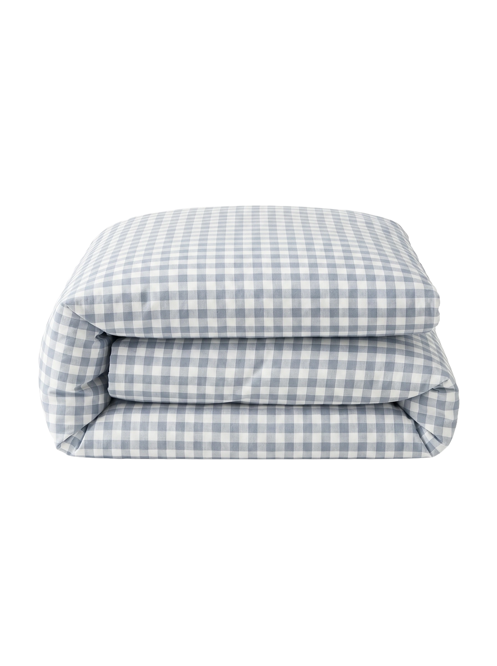 GINGHAM DUVET COVER - VANILLA BERRY