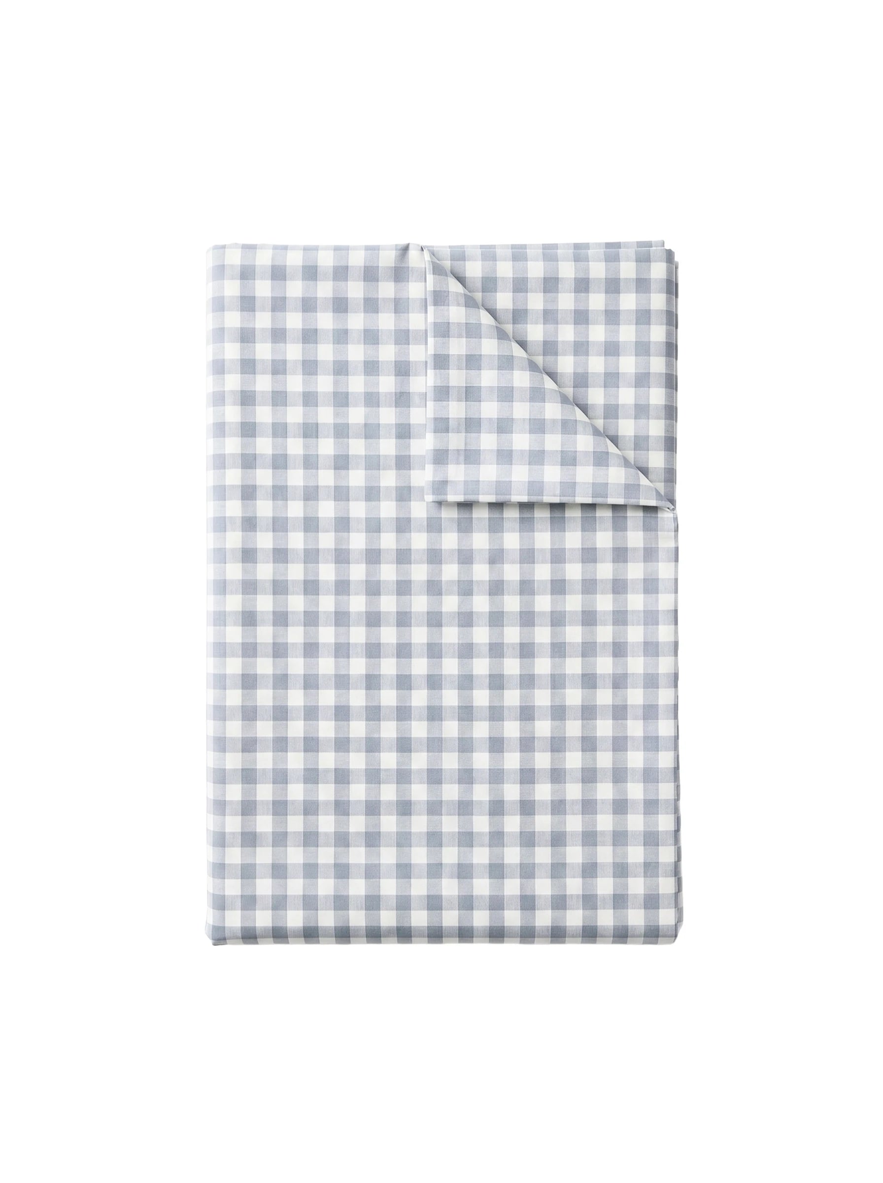 GINGHAM FLAT SHEET - VANILLA BERRY