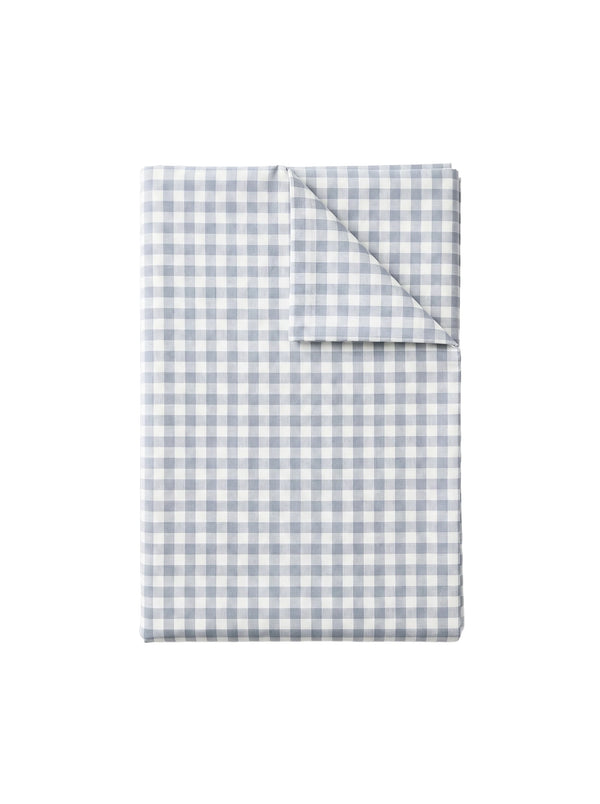 GINGHAM FLAT SHEET - VANILLA BERRY